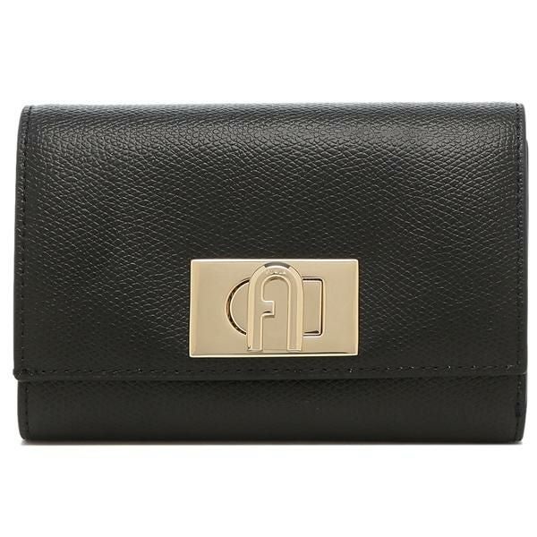 フルラ 三つ折り財布 ミニ財布 ブラック レディース FURLA WP00225