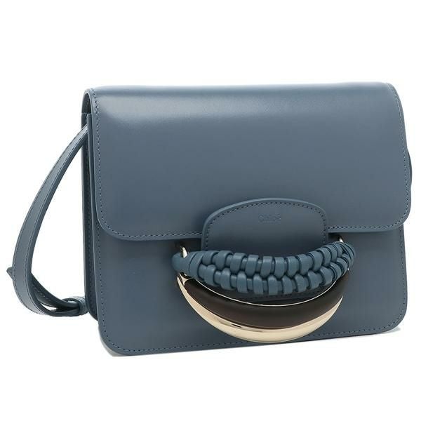 クロエ ショルダーバッグ カティ ネイビー レディース CHLOE