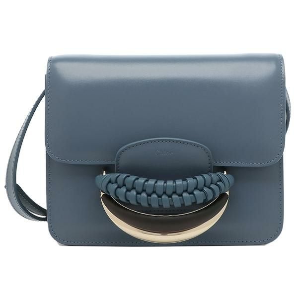 クロエ ショルダーバッグ カティ ネイビー レディース CHLOE