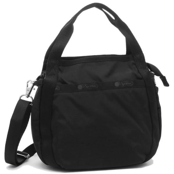 黒いレザー2WAYショルダーバッグ レスポートサック バッグ LESPORTSAC 8056 SMALL JENNI レディース