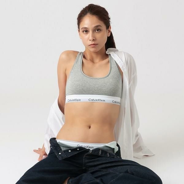 カルバンクライン アウトレット ブラレット グレー レディース CALVIN KLEIN F3785 020 詳細画像