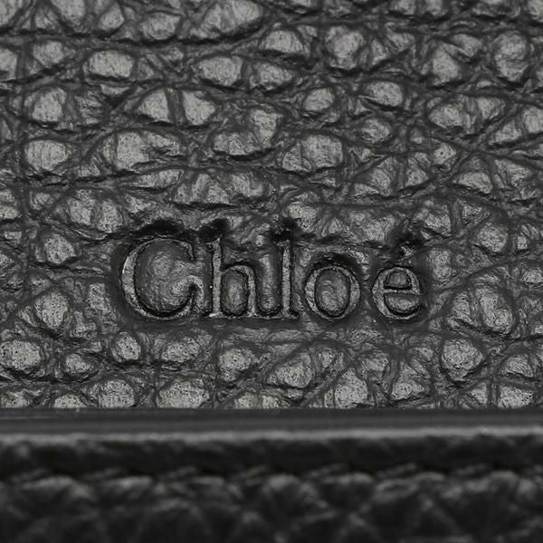 クロエ カードケース アルファベット ブラック レディース CHLOE CHC21WP015F57 001 詳細画像