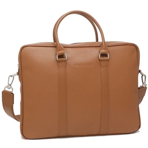 LONGCHAMP ロンシャン ビジネスバッグ ダークブラウン ロンシャン ブリーフケース ショルダーバッグ フローネ Sサイズ