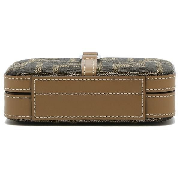 フェンディ ショルダーバッグ オーロック チャーム ブラウン メンズ レディース FENDI 7VA567 AFBV F1HRM 詳細画像