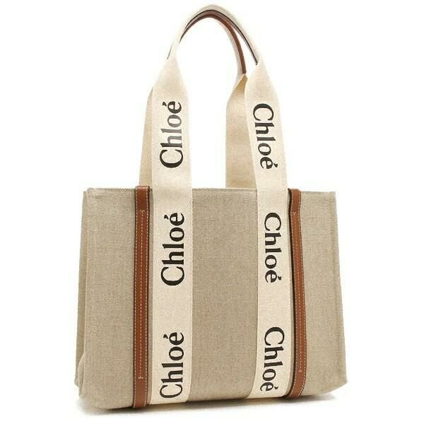 クロエ トートバッグ ウッディ ベージュ ブラウン レディース CHLOE CHC22AS383I26 90U A4対応 詳細画像