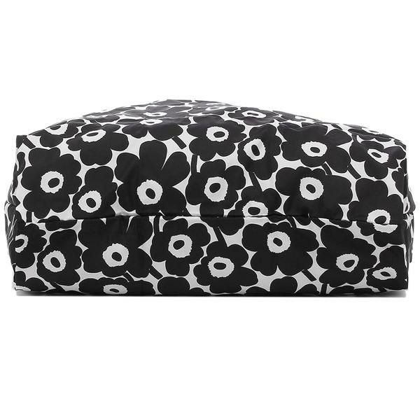 マリメッコ トートバッグ エコバッグ スマートバッグ ウニッコ ブラック ホワイト レディース MARIMEKKO 091493 190 A4対応 詳細画像
