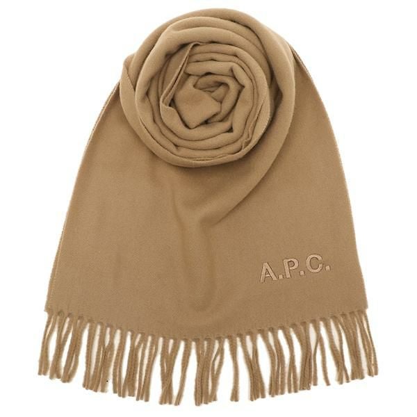 アーペーセー マフラー ベージュ メンズ レディース APC M15171 WOAFE CAB 詳細画像