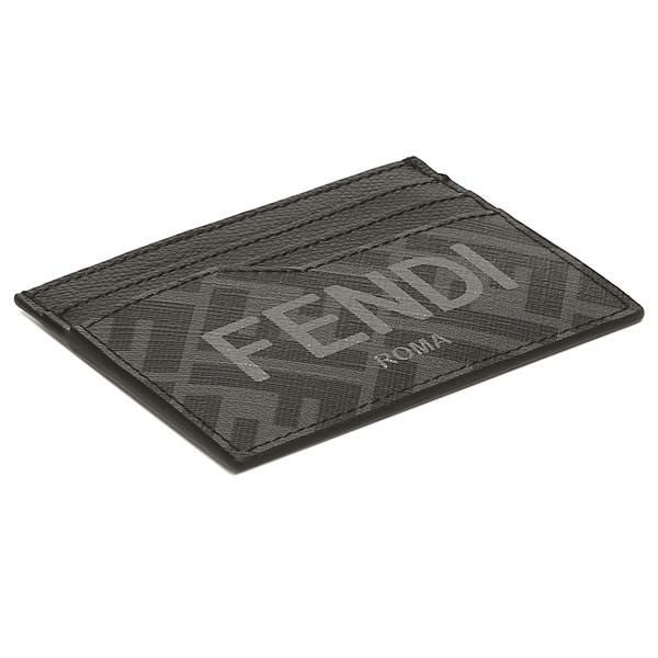 フェンディ カードケース ロゴ ブラック メンズ FENDI 7M0333 AJJ5