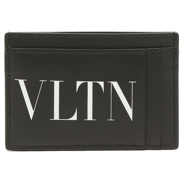 極美品✨箱付き　ヴァレンティノVALENTINO　ケース ヴァレンティノ カードケース パスケース VLTNロゴ ブラック メンズ