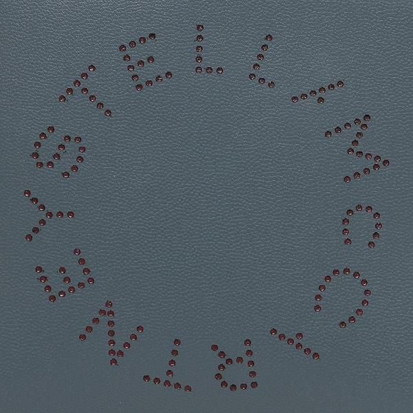 ステラマッカートニー カードケース コインケース バイカラー ロゴ ブルー レディース STELLA McCARTNEY 700253 W8856 1461 詳細画像