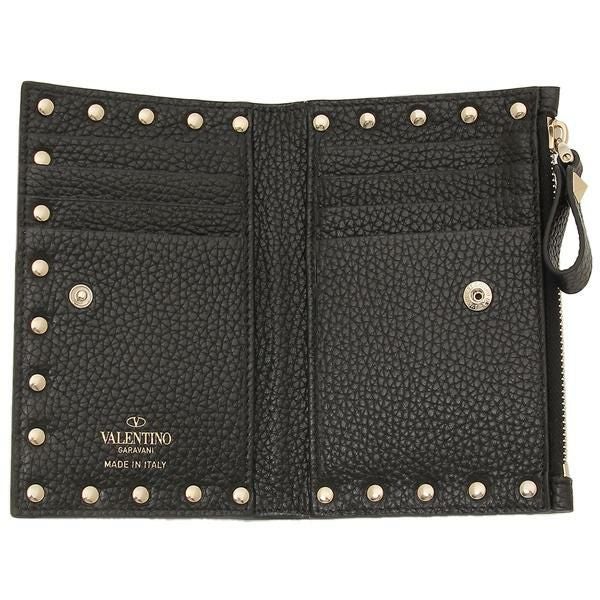 ヴァレンティノ カードケース フラグメントケース コインケース ロックスタッズ ブラック レディース VALENTINO GARAVANI P0605 VSH 0NO 詳細画像