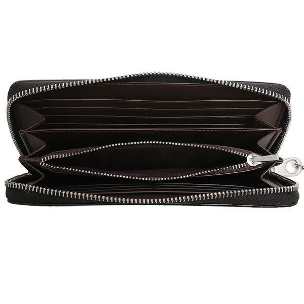 コーチ アウトレット 長財布 シグネチャー グレー ブラック レディース COACH C4452 SVTSQ 詳細画像