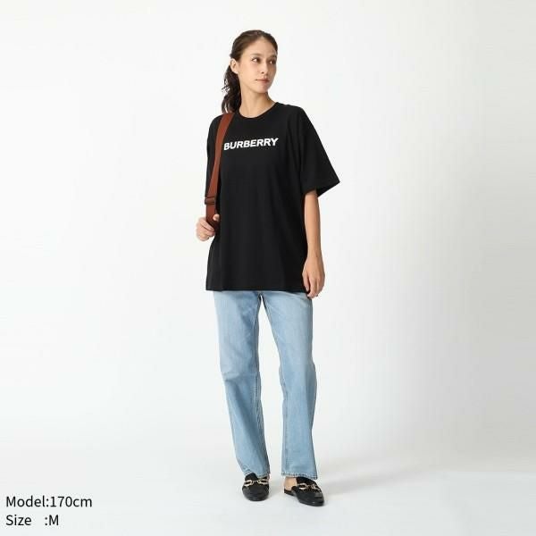 バーバリー Tシャツ 半袖カットソー ブラック メンズ BURBERRY 8055307 A1189 詳細画像