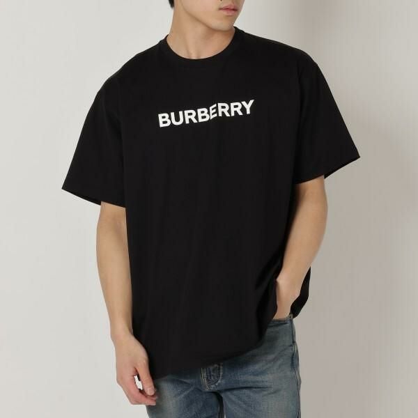 バーバリー Tシャツ 半袖カットソー ブラック メンズ BURBERRY 8055307 A1189 詳細画像