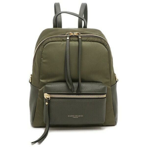 GIANNI CHIARINI✨未使用級　レザー　ミニリュック　刻印金具　シボ革 ジャンニキアリーニ リュック バックパック ルナ レディース GIANNI