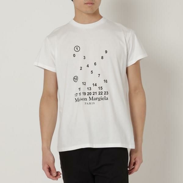 メゾンマルジェラ Tシャツ Sサイズ トップス 半袖カットソー ロゴT