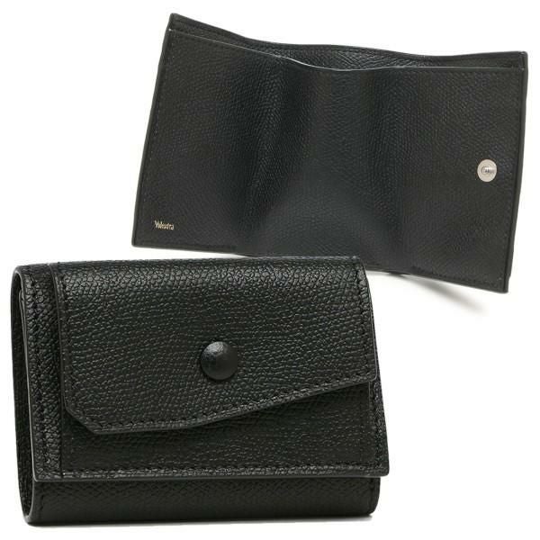 Valextra ブラック ミニウォレット Valextra（ヴァレクストラ） カードケース PORTA CARTE ZIP AROUND