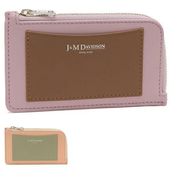 J&amp;MDavidson(ジェイ&amp;エムデヴィッドソン) Wホック財布 フォールドウォレットウィズスタッズ ピンク スタッズ レザー J&MDavidson(ジェイ&エムデヴィッドソン) Wホック財布 フォールド