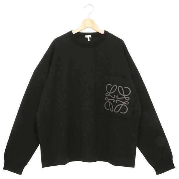 ロエベ セーター ニット アナグラムポケット ブラック メンズ ロエベ セーター ニット アナグラムポケット ブラック メンズ