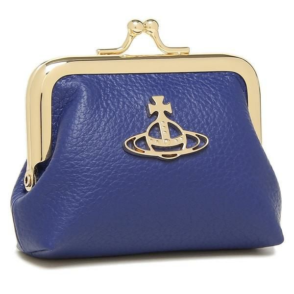 Vivienne Westwood London がま口ケース Vivienne Westwood Gamaguchi Trifold Wallet Color Black orb New