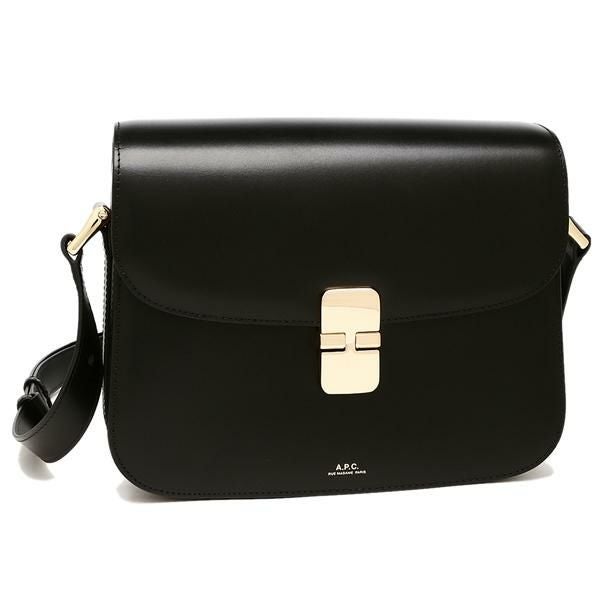 アーペーセー ショルダーバッグ サコッシュ ブラック メンズ
