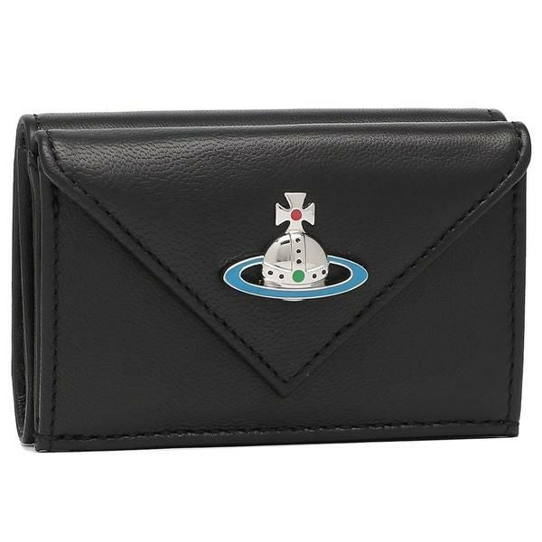 ヴィヴィアンウエストウッド 三つ折り財布 ナッパ ミニ財布 レッド