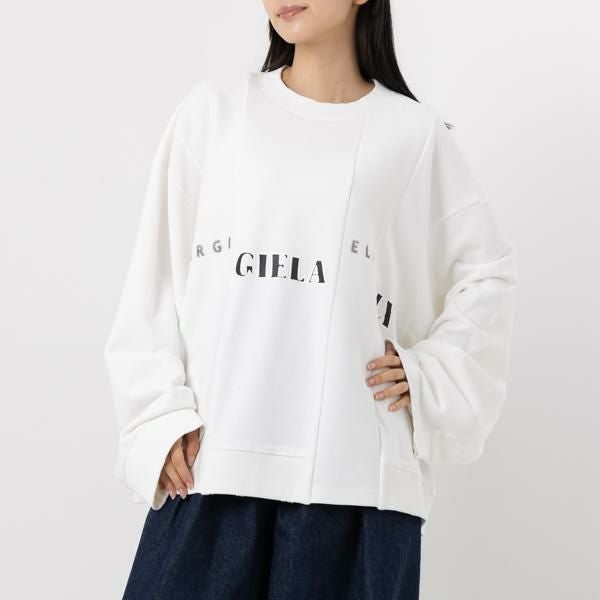 新品】MM6 MaisonMargiela ホワイトスウェットワンピース