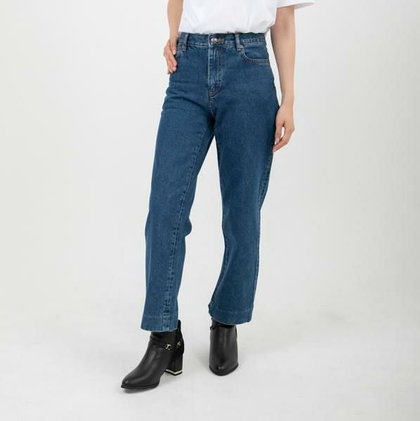 アーペーセー パンツ ジーンズ デニム ネイビー レディース APC COGUK