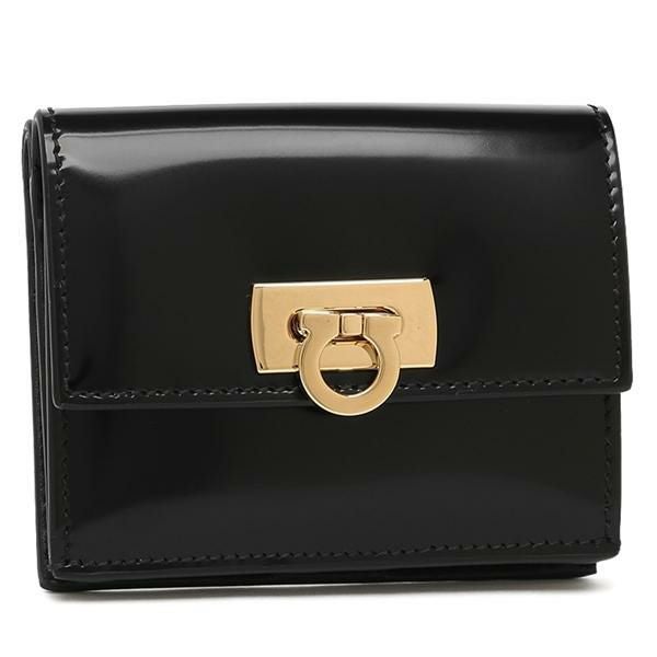 フェラガモ 三つ折り財布 ガンチーニ レディース Salvatore Ferragamo