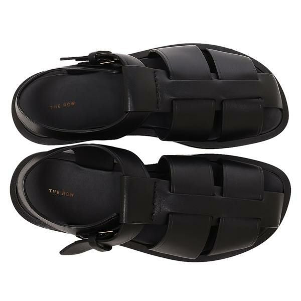 ザ ロウ サンダル フィッシャーマン ブラック レディース THE ROW