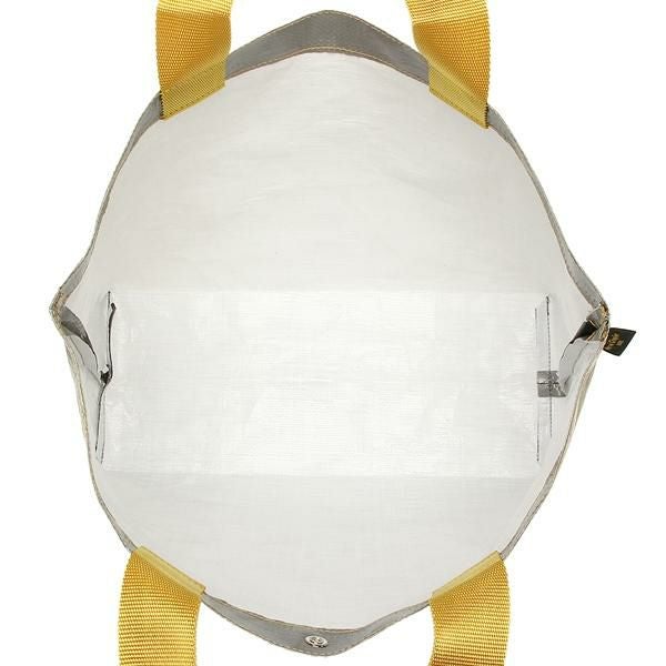 エルベシャプリエ トートバッグ Herve Chapelier 2012PP 0430J レディース グレー イエロー 詳細画像