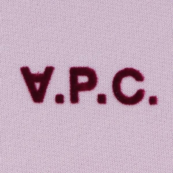 アーペーセー スウェット ロゴ パープル レディース APC F27789 COFDX