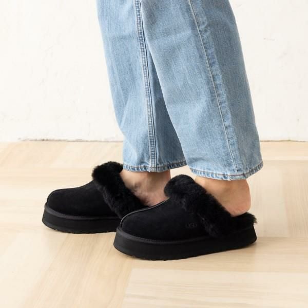 UGG ブラック スエード スリッポン UGG アグ スリッポン スニーカー