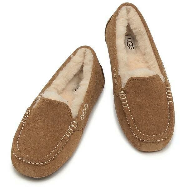 UGG アンスレー アグ モカシン レディース ANSLEY ムートン スリッポン
