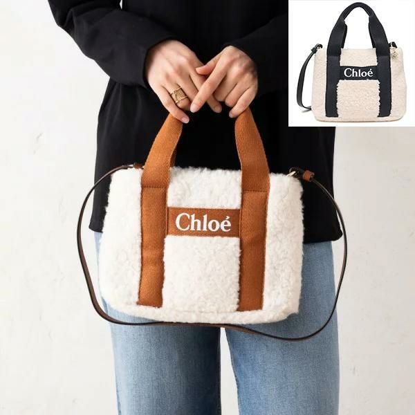 クロエ ハンドバッグ ショルダーバッグ キッズ ロゴ キッズ CHLOE