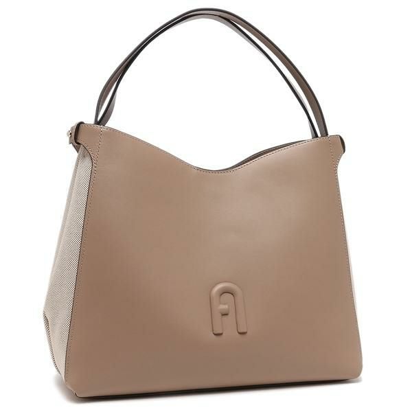 【人気商品】FURLA プリムラ　ホーボー　グレー　ロゴ金具　トートバッグ フルラ トートバッグ プリムラ ホーボー グレー レディース FURLA