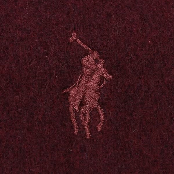 ポロラルフローレン マフラー リバーシブル ネイビー ワインレッド