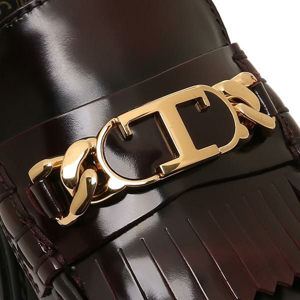トッズ ローファー オックスフォード ワインレッド レディース TODS