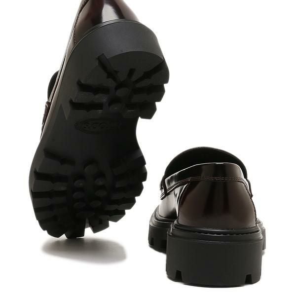 トッズ ローファー オックスフォード ワインレッド レディース TODS