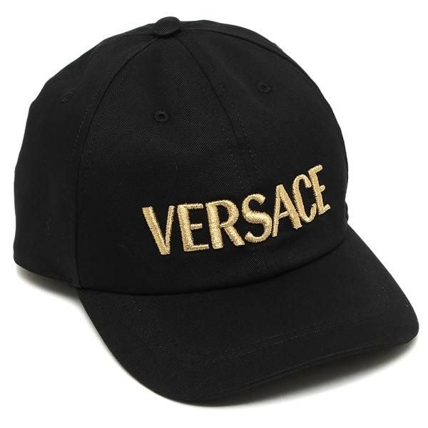 VERSACE キャップ メドゥーサ バロック調 ブラック RFID 美品 Versace Men's' Medusa Baseball Cap in Black | LN-CC®