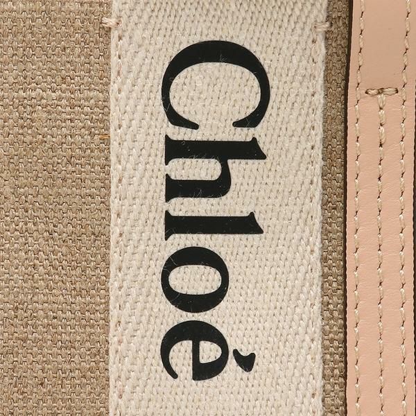 クロエ トートバッグ ショルダーバッグ ウッディ ミニバッグ ベージュ