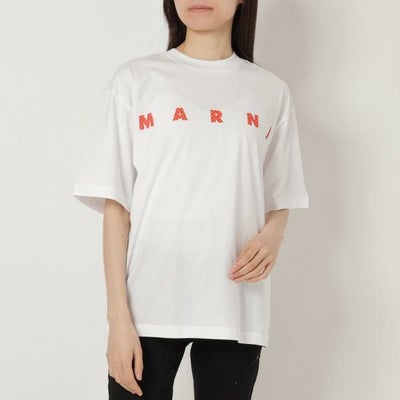 マルニ Tシャツ カットソー ホワイト レディース MARNI THJET49P01 USCV77 PDW01 AXES