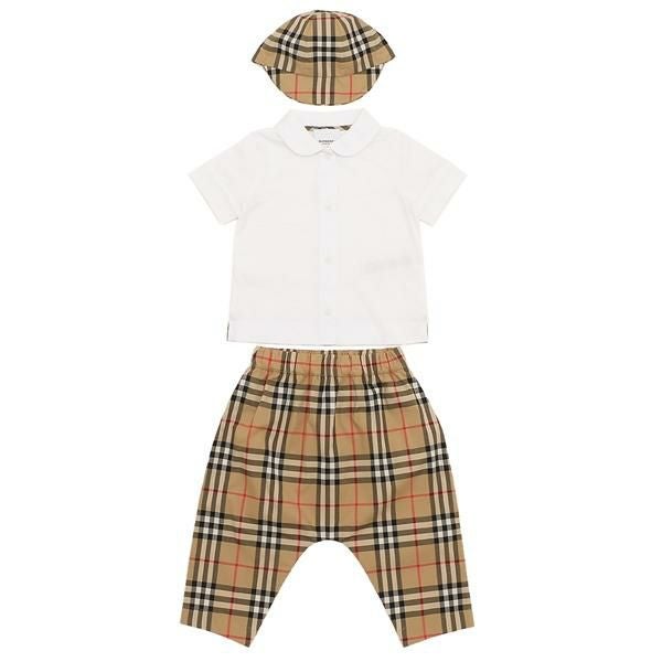 バーバリー ベビー服 スリーピース ベイビーギフトセット ベージュ バーバリー ベビー服 スリーピース ベイビーギフトセット ベージュ