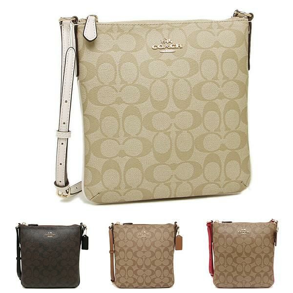 コーチ バッグ COACH F58309 ノースサウス クロスボディ シグネチャー ハンドバッグ ショルダーバッグ