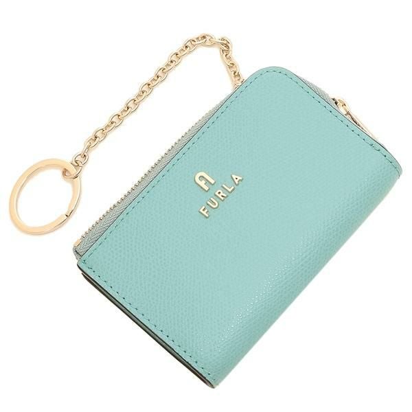 フルラ キーケース カメリア ブルー ベージュ レディース FURLA