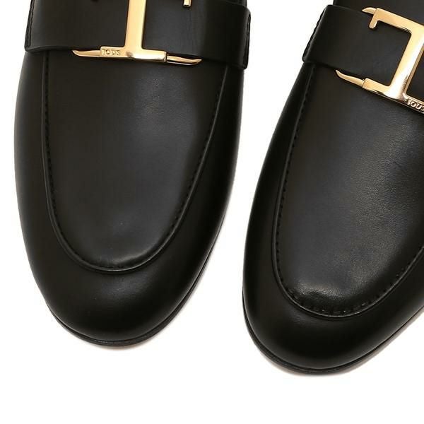 TOD'S トッズ ローファー オックスフォード Tタイムレス 36 トッズ ローファー オックスフォード Tタイムレス ブラック レディース