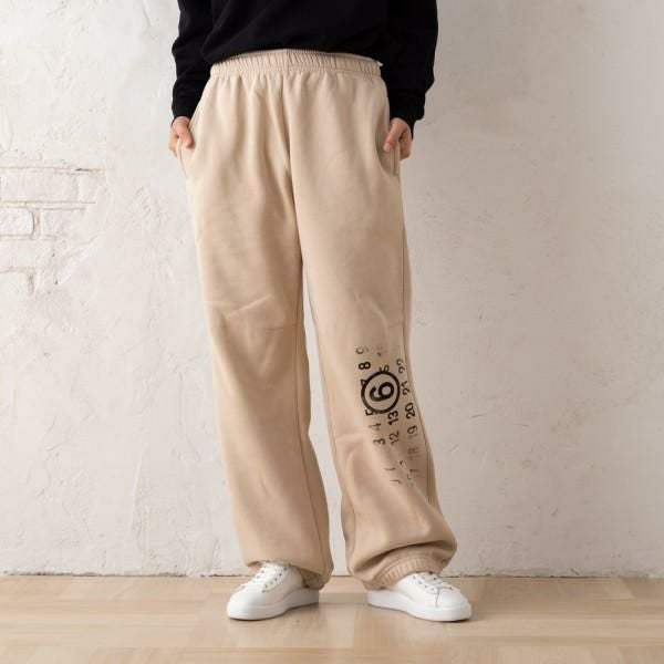 メゾンマルジェラ トラックパンツ ジャージパンツ ベージュ 44 タグ付属 2026春夏新作】MM6 Maison Margiela エムエム6 メゾンマルジェラ