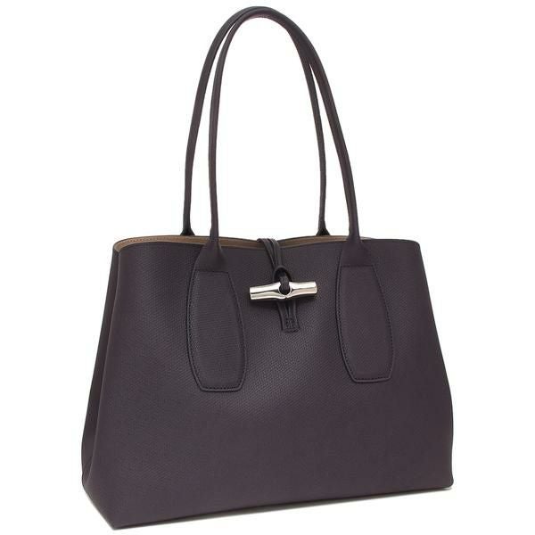 ロンシャン トートバッグ ロゾ Lサイズ パープル レディース LONGCHAMP