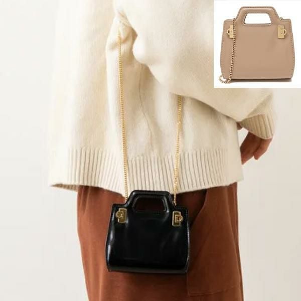 フェラガモ ハンドバッグ ショルダーバッグ ヴァラ レディース