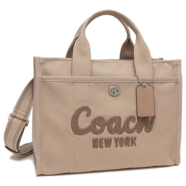 コーチ ハンドバッグ トートバッグ カーゴ ベージュ レディース COACH